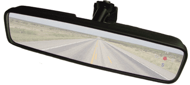 Singlefinger Inside Rear View Mirror w/Compass